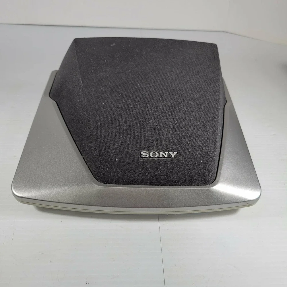 Sony SS-SR125 Surround Speakers Pair Grey Silver TESTED Good Home Theater 8 Ohm